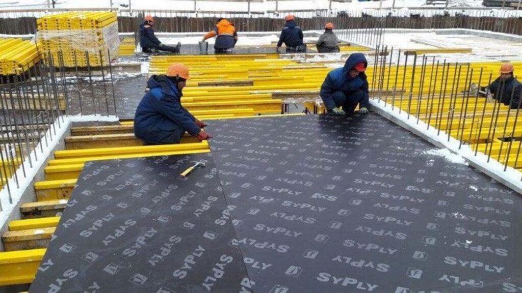 concrete plywood
